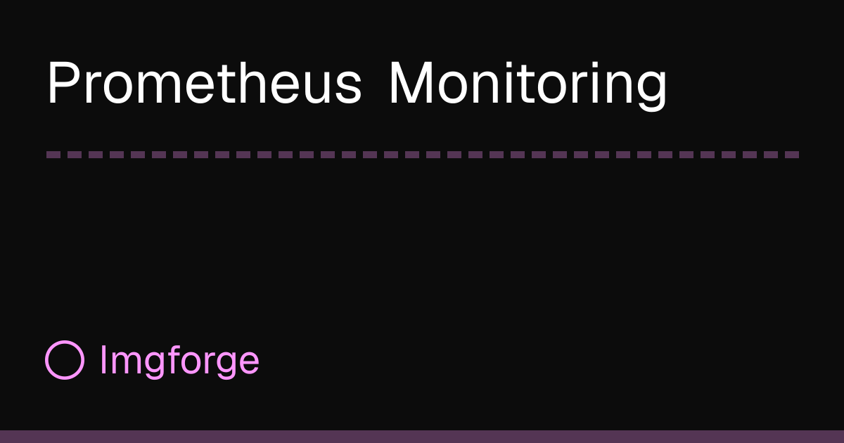Prometheus Monitoring